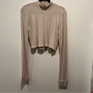 Talentless thermal crop long sleeve dress